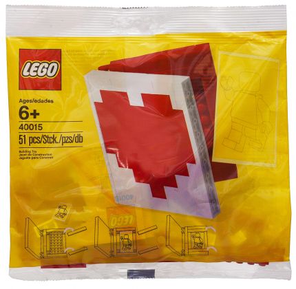 LEGO Saisonnier 40015 Heart Book (Polybag)