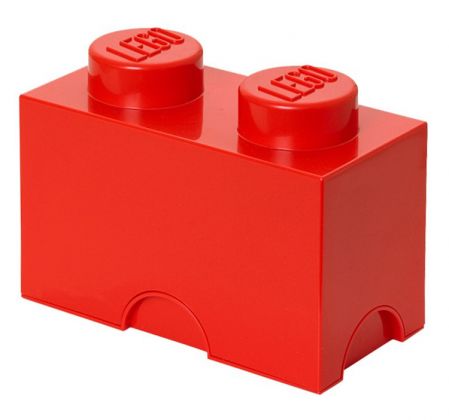 LEGO Rangements 40021730 Brique de rangement rouge 2 plots