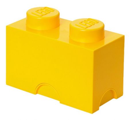 LEGO Rangements 40021732 Brique de rangement jaune 2 plots