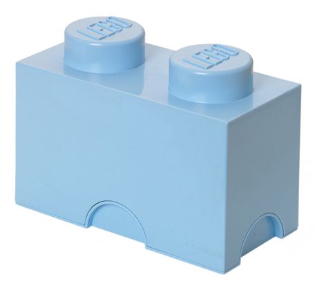 LEGO Rangements 40021736 Brique de rangement bleue claire 2 plots