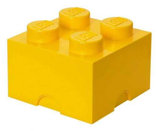 LEGO Rangement 40031732 Brique de rangement jaune 4 plots