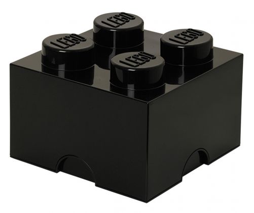LEGO Rangement 40031733 Brique de rangement noire 4 plots