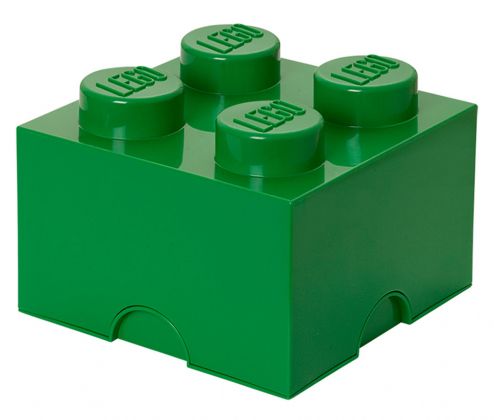 LEGO Rangements 40031734 Brique de rangement verte 4 plots