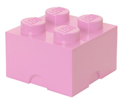 LEGO Rangements 40031738 Brique de rangement rose poudre 4 plots