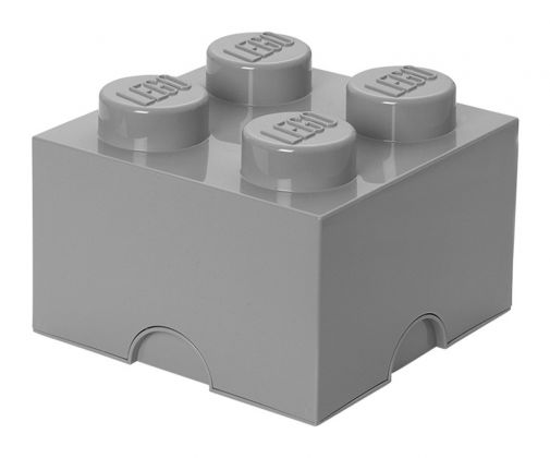LEGO Rangement 40031740 Brique de rangement grise 4 plots