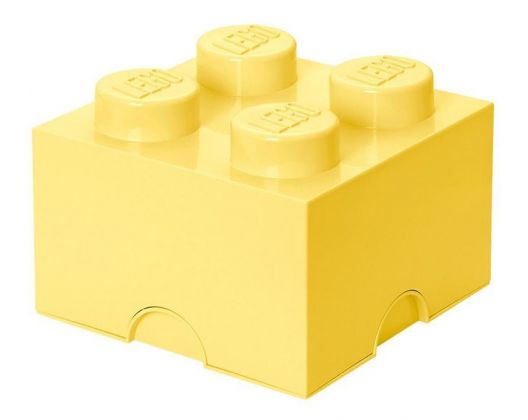 LEGO Rangement 40031741 Brique de rangement jaune claire 4 plots