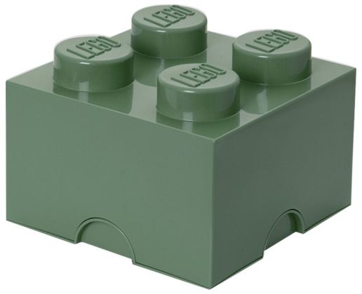 LEGO Rangements 40031747 Brique de rangement vert sable 4 plots