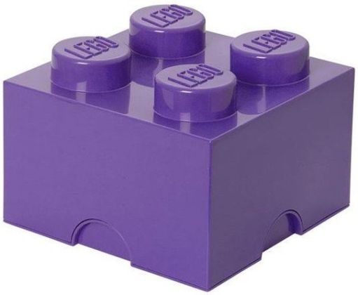 LEGO Rangements 40031749 Brique de rangement violet foncé 4 plots