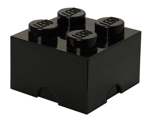 LEGO Rangements 40031750 Brique de rangement Lego Movie noire 4 plots