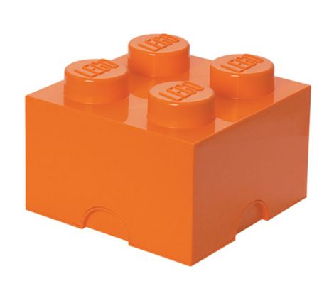LEGO Rangement 40031753 Brique de rangement Lego Movie orange 4 plots