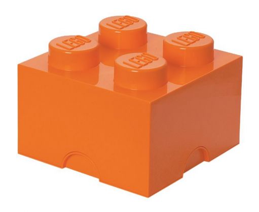 LEGO Rangement 40031760 Brique de rangement orange 4 plots