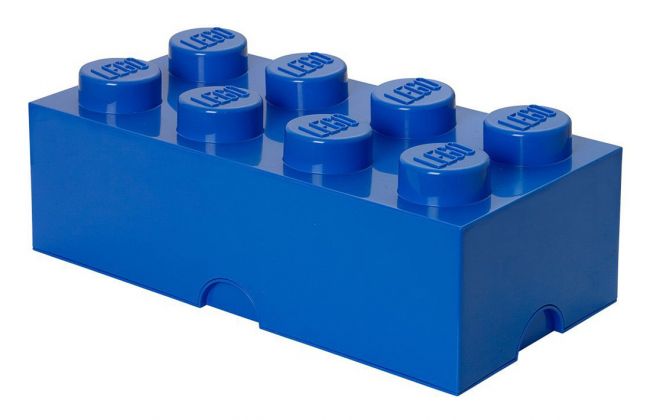 LEGO Rangements 40041731 Brique de rangement bleue 8 Plots