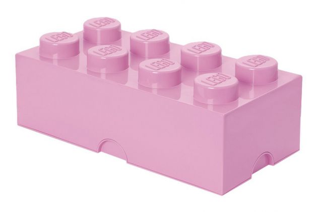 LEGO Rangement 40041738 Brique de rangement rose poudre 8 Plots