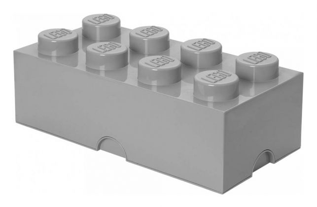 LEGO Rangement 40041740 Brique de rangement grise 8 Plots