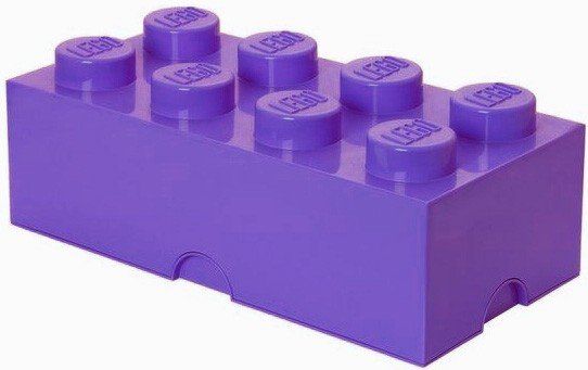 LEGO Rangements 40041749 Brique de rangement violet foncé 8 Plots