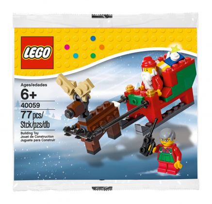LEGO Saisonnier 40059 Le traîneau du Père Noël