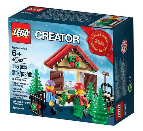 LEGO Saisonnier 40082 Stand de sapins de Noël