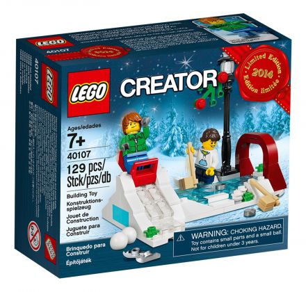 LEGO Saisonnier 40107  Le patinage en hiver
