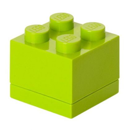 LEGO Rangement 40111220 LEGO Mini Box Vert Clair 4 plots
