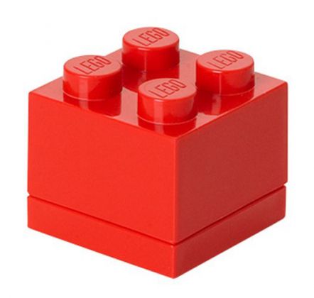 LEGO Rangement 40111730 LEGO Mini Box Rouge 4 plots