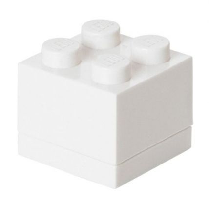 LEGO Rangements 40111735 LEGO Mini Box Blanc 4 plots