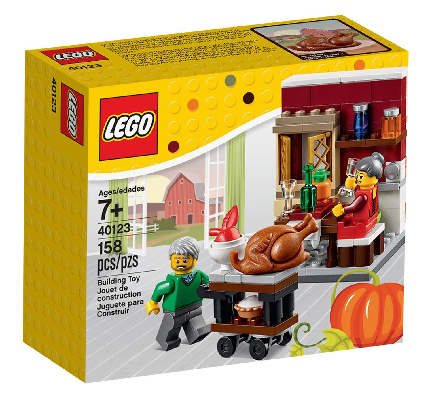 LEGO Saisonnier 40123 pas cher, Le repas de Thanksgiving