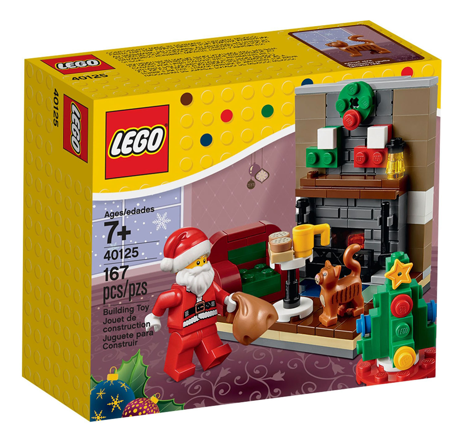 LEGO Saisonnier 40125 pas cher, La visite du Père Noël