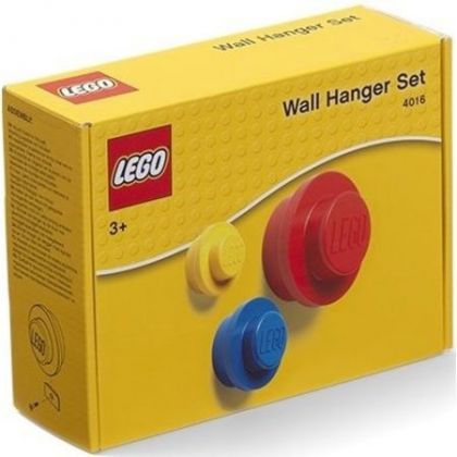 LEGO Objets divers 4016 Ensemble de Cintres muraux Jaune, Bleu, Rouge