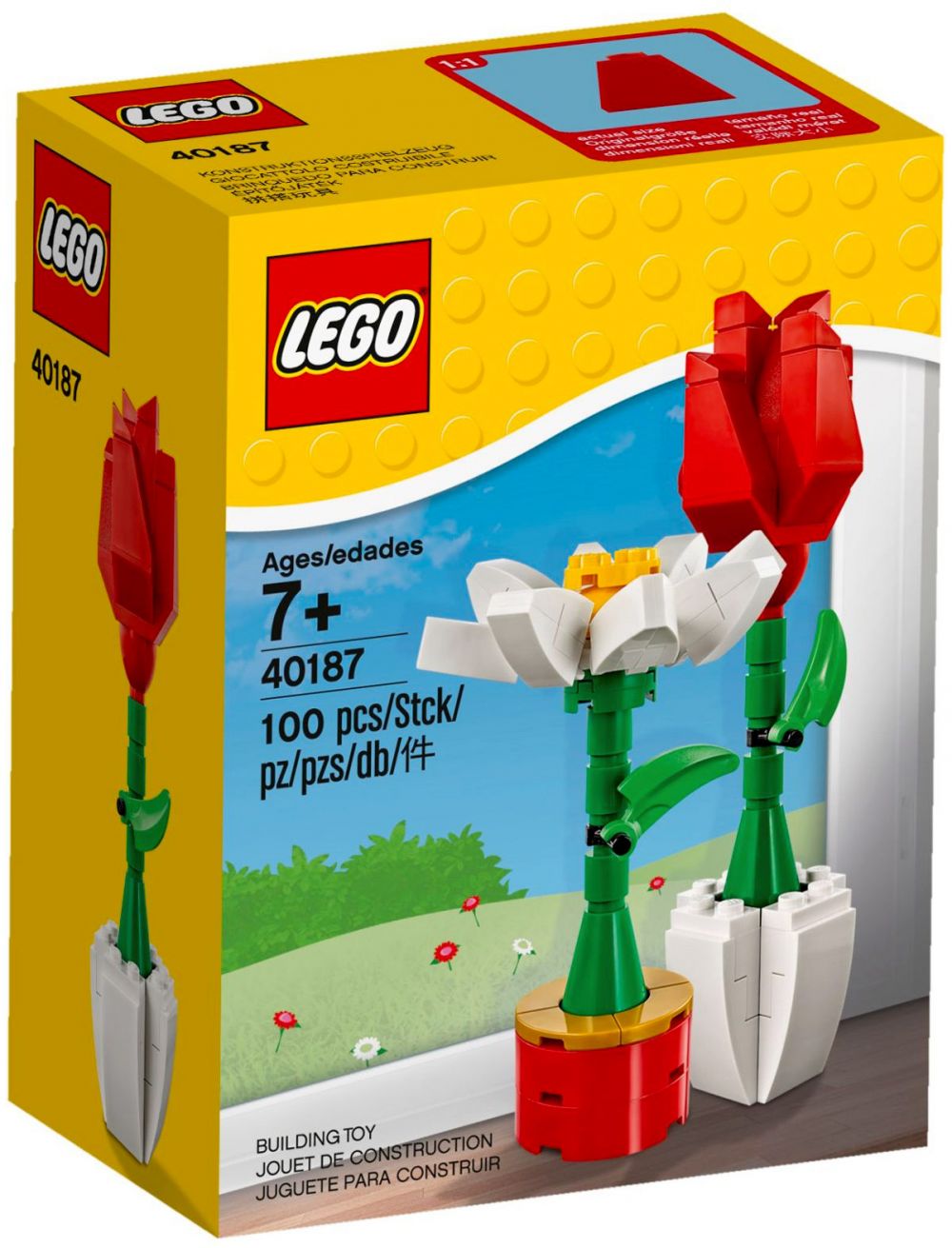 LEGO Saisonnier 40187 pas cher, Fleurs décoratives LEGO