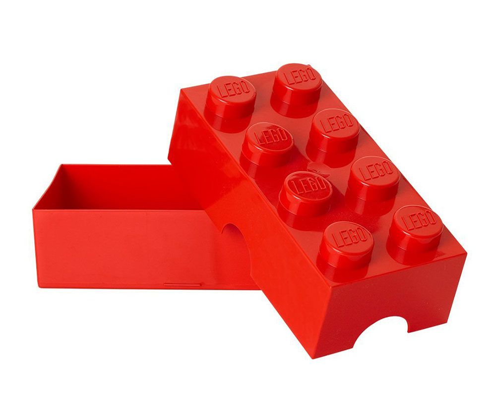 LEGO Rangements 40660001 pas cher, Vitrine pour 16 figurines Rouge et  transparent