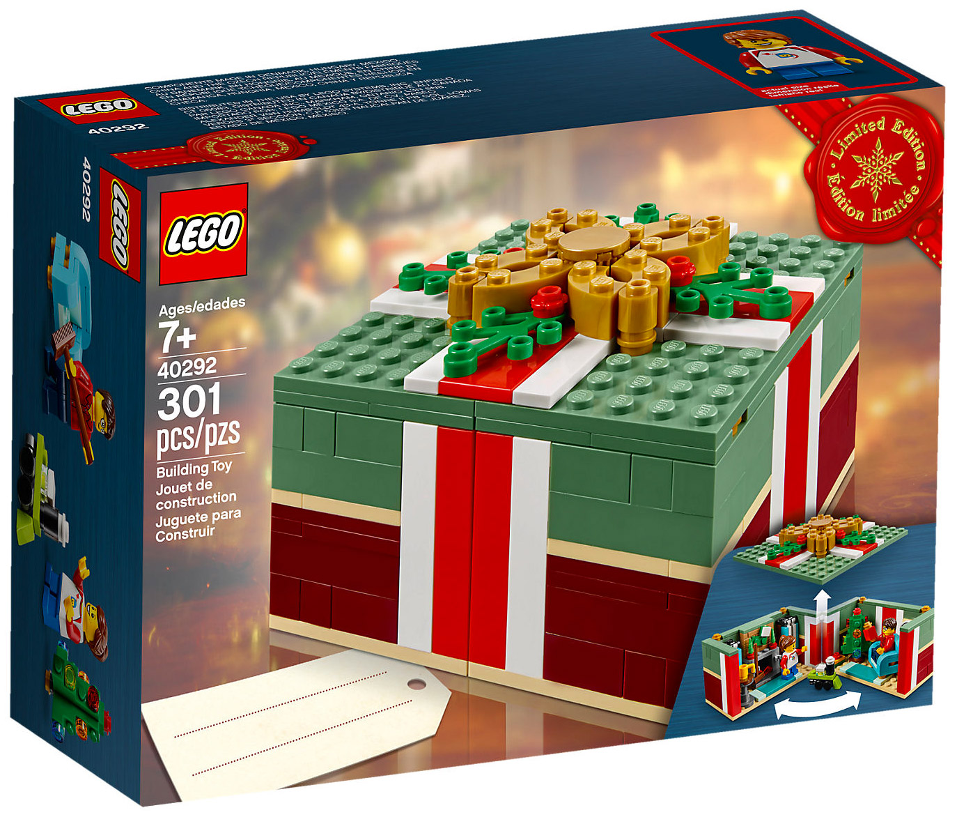 LEGO Saisonnier 40292 pas cher, Cadeau de Noël