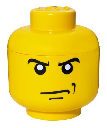 LEGO Rangements 40310107 Tête de rangement Garçon Fâché  - Taille S