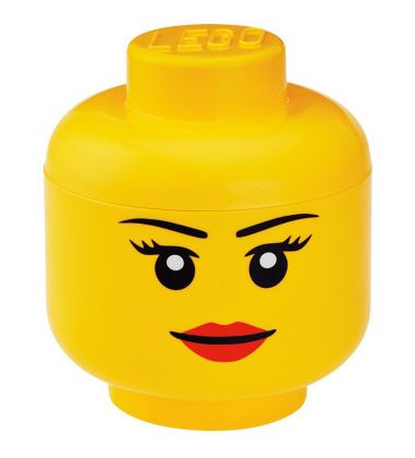 LEGO Rangement 40311222 Tête de rangement Fille  - Taille S