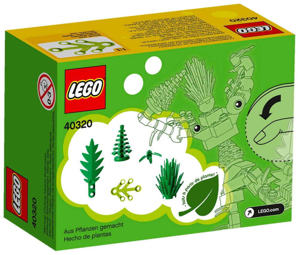 Lego® 55236, 4655210 plante épineuse, algue, vert citron