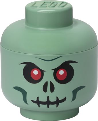 LEGO Rangements 40330806 Mini tête de rangement - Squelette Vert