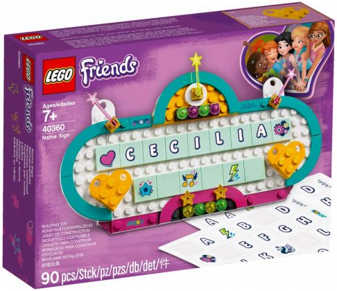 LEGO Friends 40360 Etiquette de nom