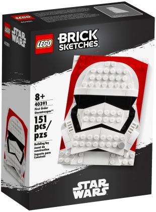 LEGO Brick Sketches 40391 Stormtrooper du Premier Ordre (Star Wars)