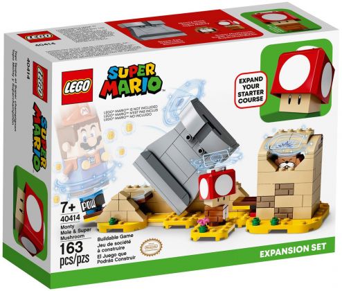 LEGO Super Mario 40414 Topi Taupe et Super champignon - Ensemble d'extension