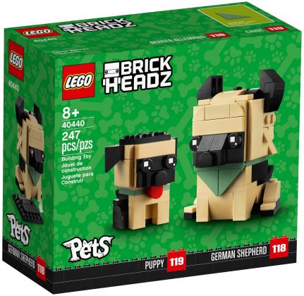 LEGO BrickHeadz 40440 Le berger allemand