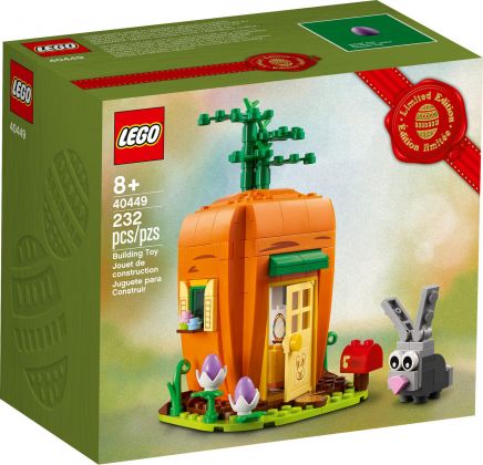 LEGO Saisonnier 40449 La maison carotte du lapin de Pâques