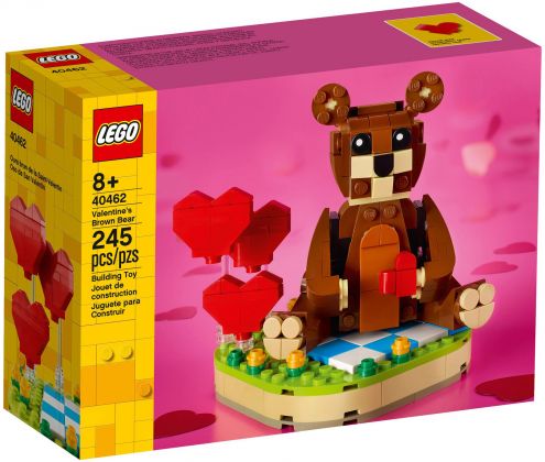 LEGO Saisonnier 40462 L'ours brun de la Saint-Valentin