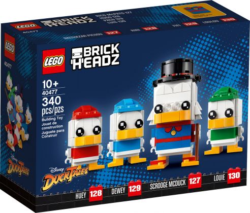 LEGO BrickHeadz 40477 Balthazar Picsou, Riri, Fifi et Loulou