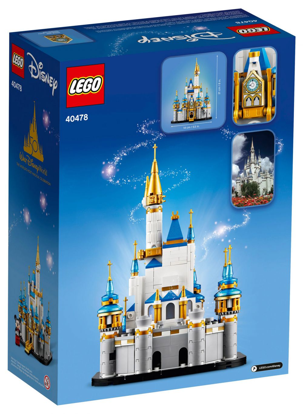 LEGO Disney 40478 pas cher, Le château Disney miniature