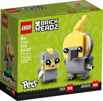 LEGO BrickHeadz 40481 La perruche calopsitte