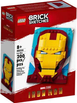 LEGO Brick Sketches 40535 Iron Man