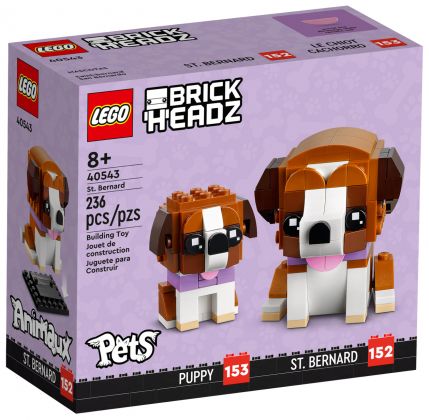 LEGO BrickHeadz 40543 Les saint-bernards