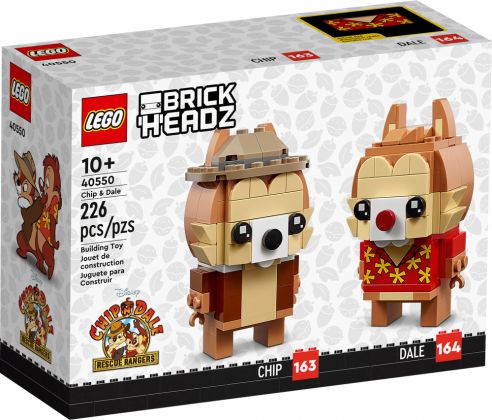 LEGO BrickHeadz 40550 Tic et Tac