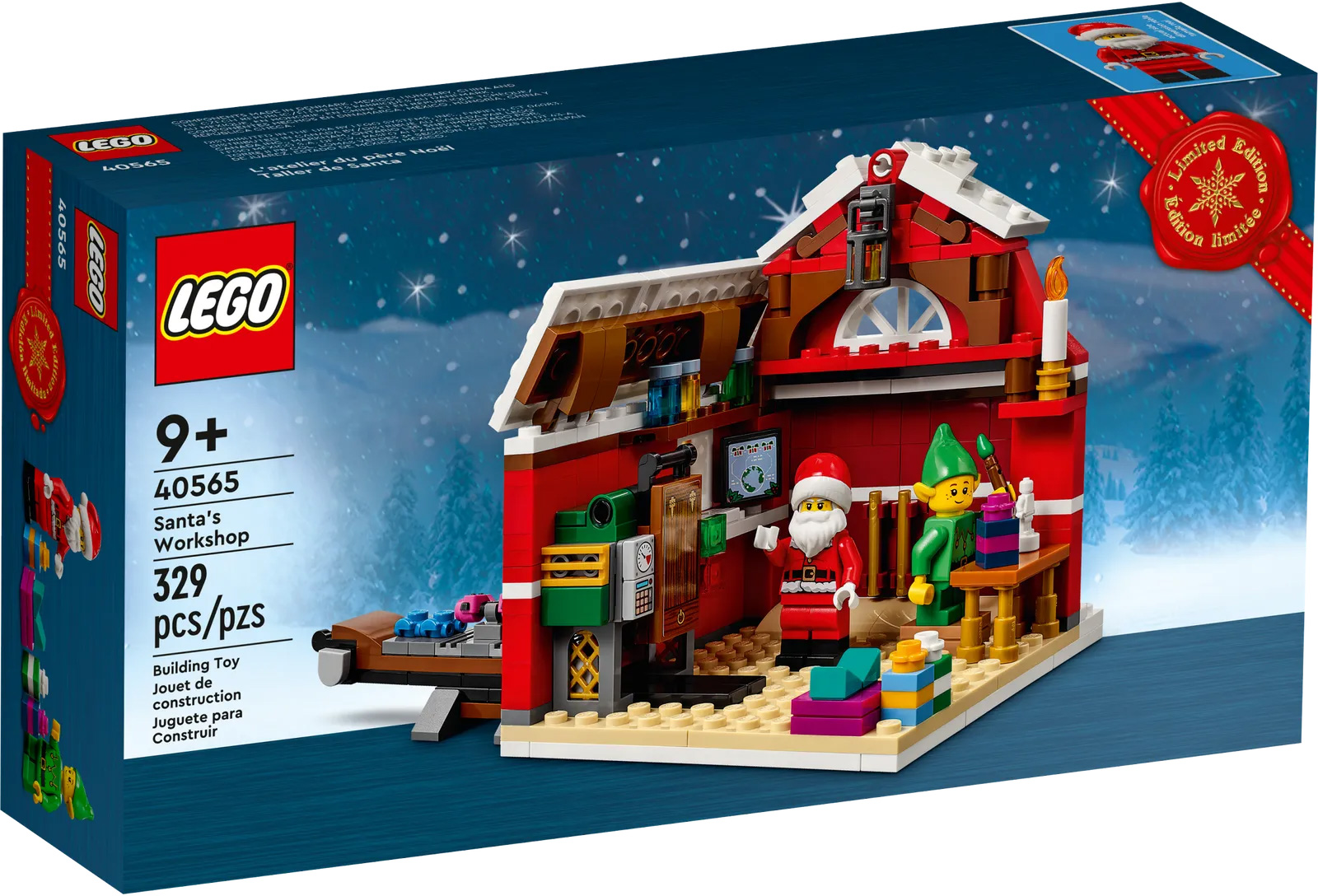 LEGO Saisonnier 40565 pas cher, L'atelier du Père Noël