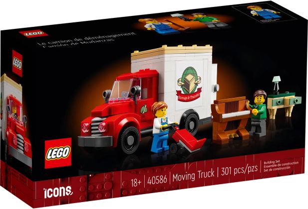 LEGO Icons 40586 Le camion de déménagement