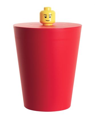 LEGO Rangements 40601730 Corbeille LEGO Rouge